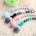 Silicone Pacifier Clip Soother Chain Chewable Exercise Teeth